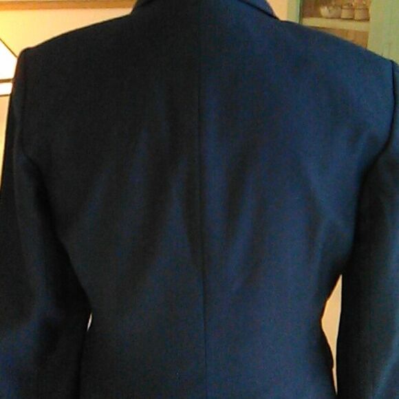 NEW Chadwick's Navy Blue Wool Blazer - Picture 5 of 10